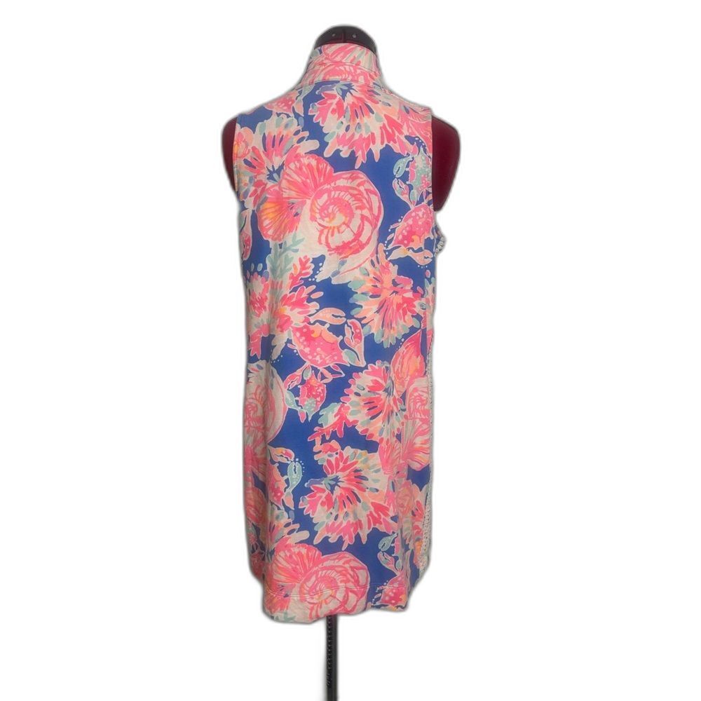 Lilly Pulitzer Skipper Sleeveless Dress Size Large Bennet Blue Bay Dreamin' - Picture 3 of 14